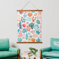 Colourful Tropical Summer Coral Seashell