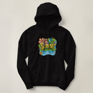 Colourful Tropical "Summer" Graphic T-Shirt Hoodie