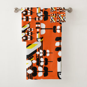 Colourful Tropical Toucan Artwork Bath Towel Set