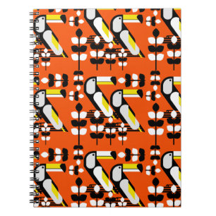 Colourful Tropical Toucan Artwork Notebook