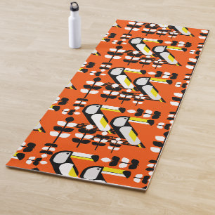 Colourful Tropical Toucan Artwork Yoga Mat