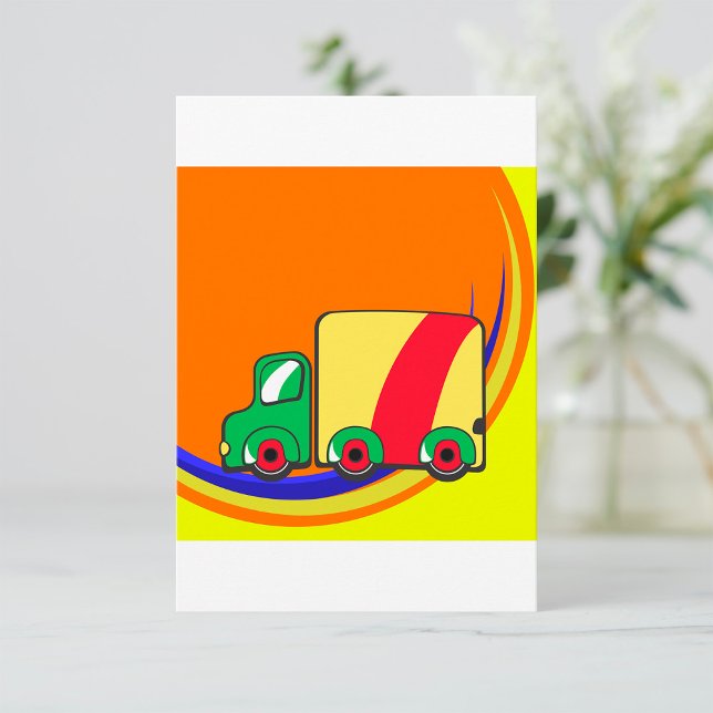 Colourful Truck Thank You Card (Creator Uploaded)