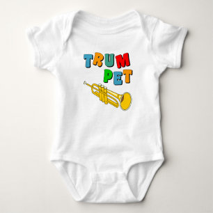 Colourful Trumpet Baby Bodysuit