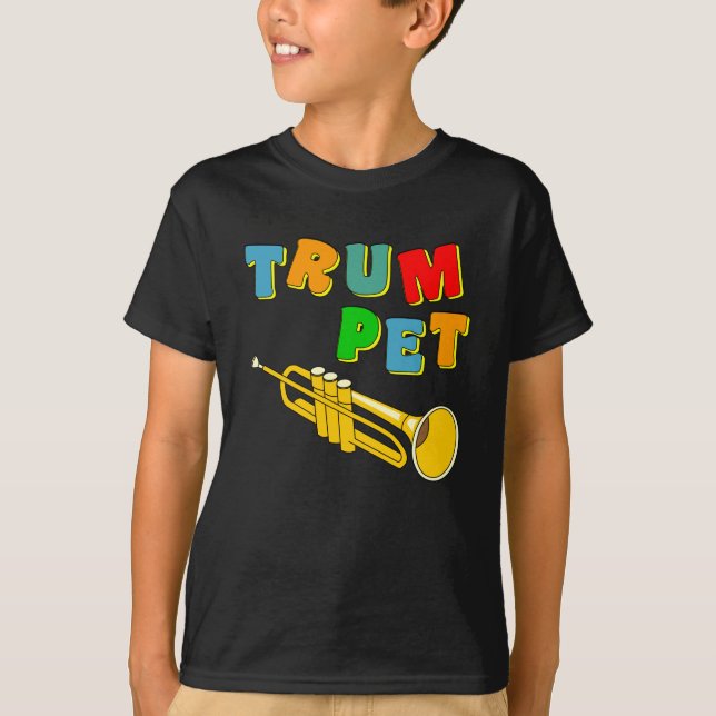 Colourful Trumpet T-Shirt (Front)