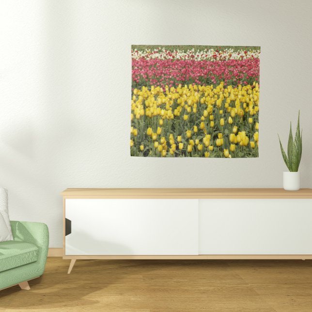 Colourful Tulip Blooms Floral Tapestry (Creator Uploaded)