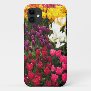 Colourful Tulip Garden Bed, Oregon Case-Mate iPhone Case