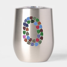 Colourful Tulip Lettered “O”