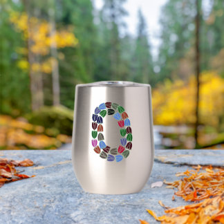 Colourful Tulip Lettered “O”