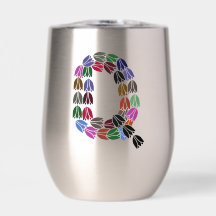 Colourful Tulip Lettered “Q”