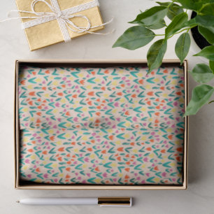Colourful Tulip Pattern Cute Floral Gift Tissue Paper
