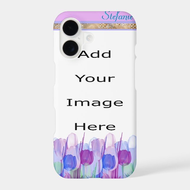Colourful Tulips Border (Back)