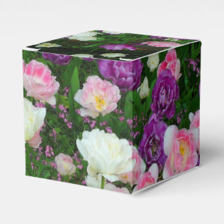 Colourful Tulips Favour Box
