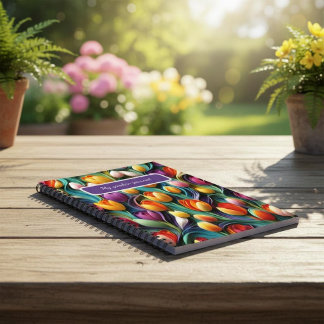 Colourful tulips Garden Journal