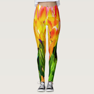 Colourful Tulips Leggings