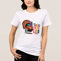 Colourful Turkey Praise Quote T-shirt Design