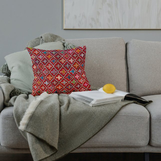 Colourful Turkish Carpet Rug Antique Kilim Cushion (Creator Uploaded)