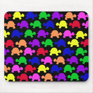 Colourful Turtles Mouse Pad