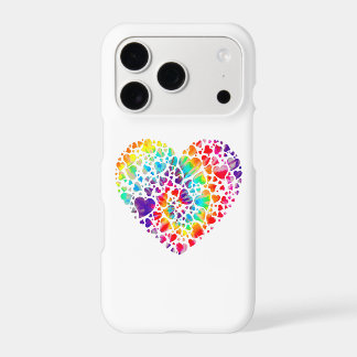Colourful Tye Dye Die Tie Heart Valentine Day