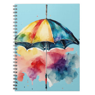 Colourful Umbrella  Notebook