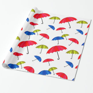 Colourful Umbrella Wrapping Paper
