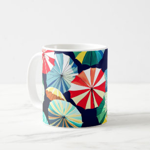 Colourful Umbrellas Coffee Mug