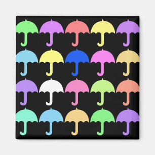 Colourful Umbrellas Magnet