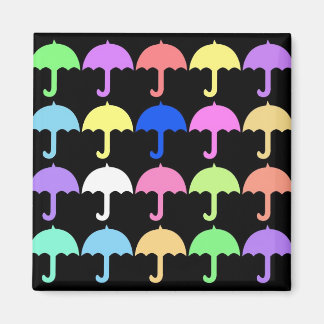 Colourful Umbrellas Magnet