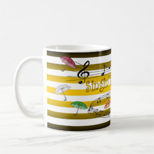 Colourful Umbrellas ~ Singin’ In The Rain ~ Musica Coffee Mug