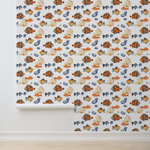 Colourful Under the Sea Fishes Wallpaper