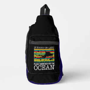 Colourful Underwater Exploration With Scuba Diver Sling Bag