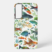 Colourful underwater fish art
