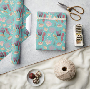Colourful Underwater Life Pattern Wrapping Paper