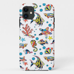 Colourful Underwater Sea Life Pattern Case-Mate iPhone Case