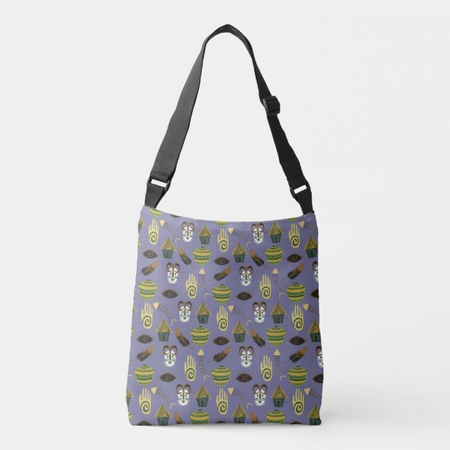 Colourful Uneven Pattern Crossbody Bag (Front)