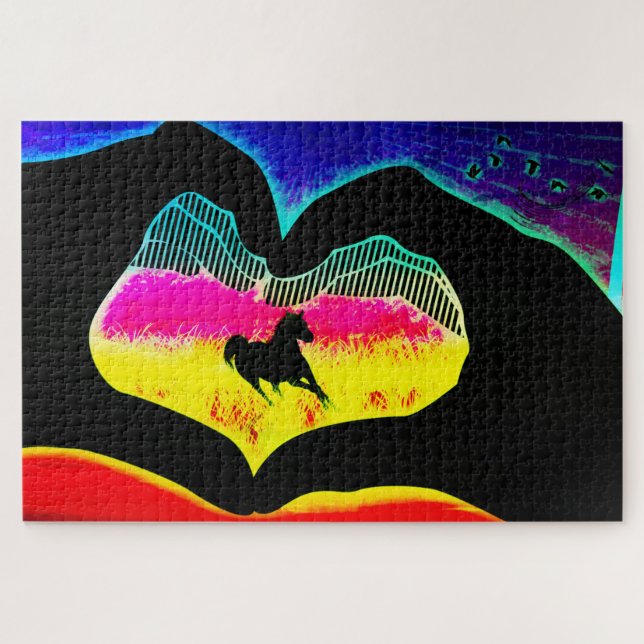 Colourful Unicorn Jigsaw Puzzle (Horizontal)