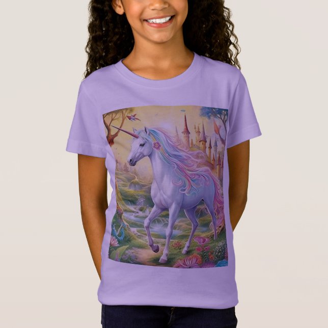 Colourful Unicorn T-Shirt (Front)