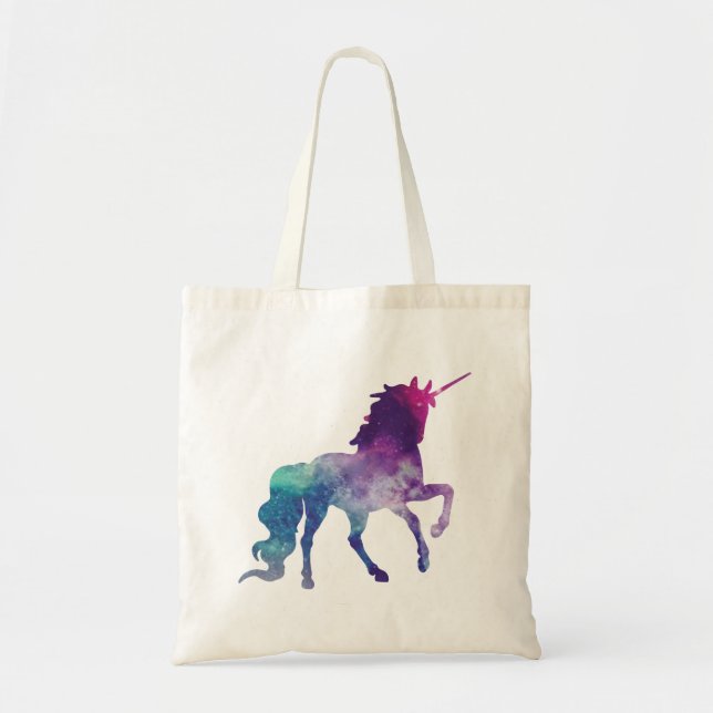 Colourful Unicorn Tote Bag (Front)