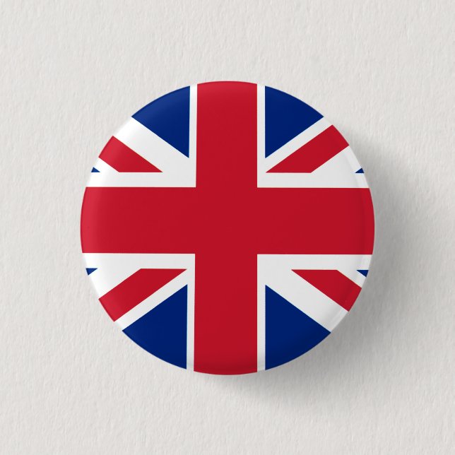 Colourful Union Jack 3 Cm Round Badge (Front)