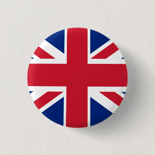 Colourful Union Jack 3 Cm Round Badge