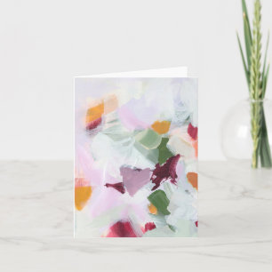 Colourful Unique Abstract Art Stationery Note Card