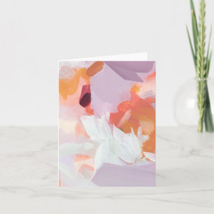 Colourful Unique Abstract Art Stationery Note Card