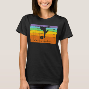 Colourful Unique Retro Vintage Men's Women's Bowli T-Shirt