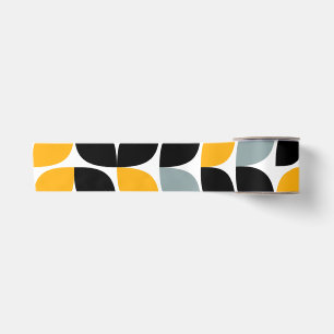 Colourful, unique, trendy, urban leaf concept satin ribbon