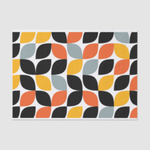 Colourful, unique, trendy, urban leaf concept tissue paper