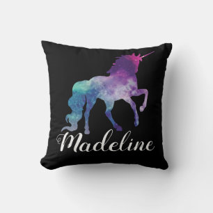 Colourful Universe Unicorn Cushion