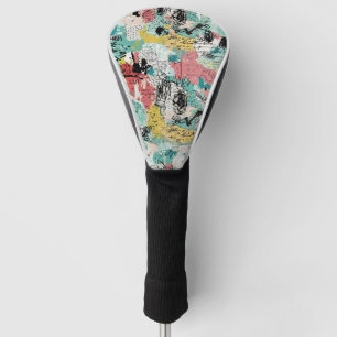 Colourful Urban Graffiti Pattern (2) Golf Head Cover
