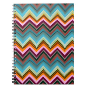 Colourful V Shape Pattern Notebook