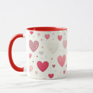 Colourful Valentine's day heart Mug