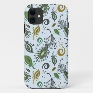 Colourful Various Feathers iPhone 11 Case
