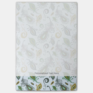 Colourful Various Feathers Post-it Notes